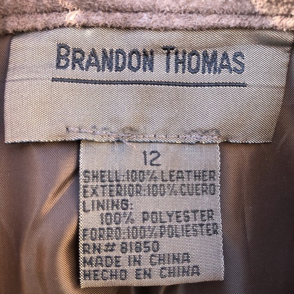 Vintage Suede Brown Maxi Skirt - Picture 4 of 9